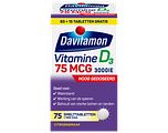 Davitamon Vitamine D3 75mcg Smelttabletten 75TB