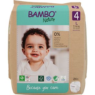 Bambo Nature Maat 4 Luiers L 24ST