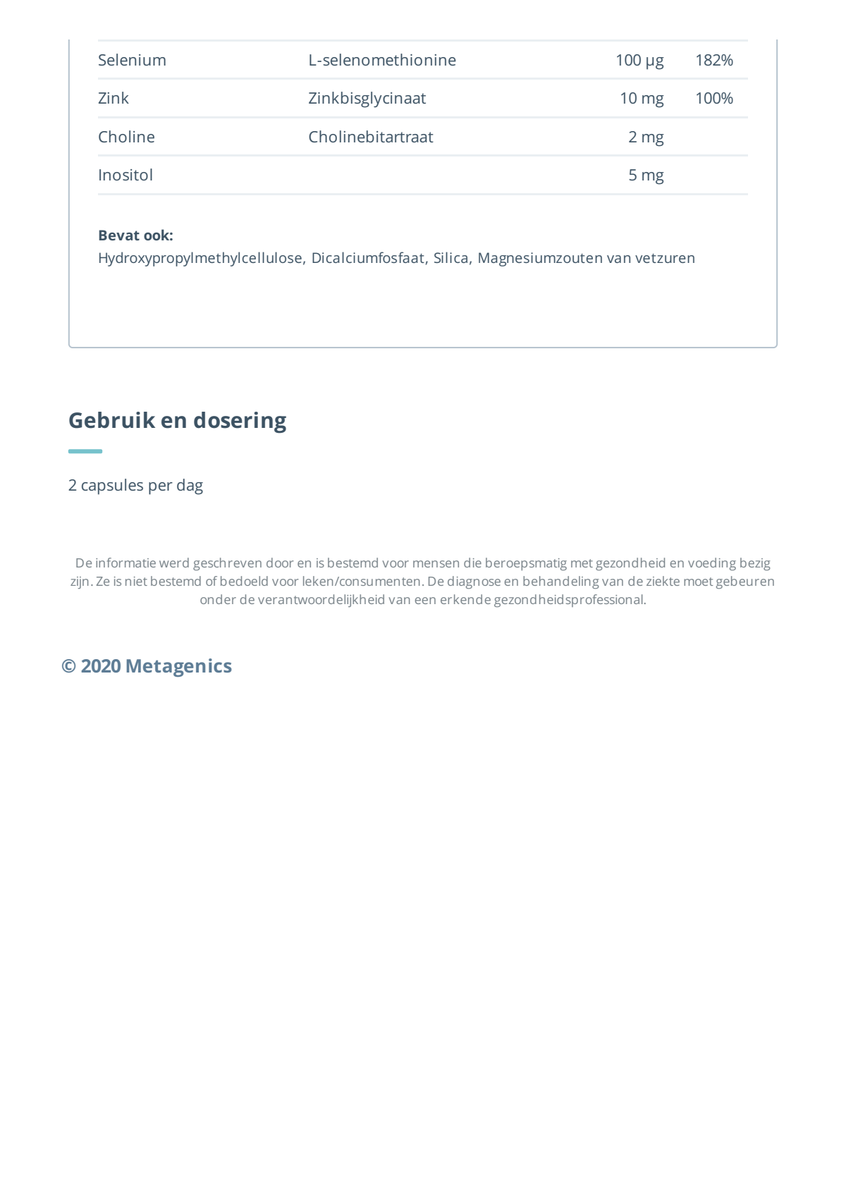Barinutrics Multi Capsules afbeelding van document #3, instructions