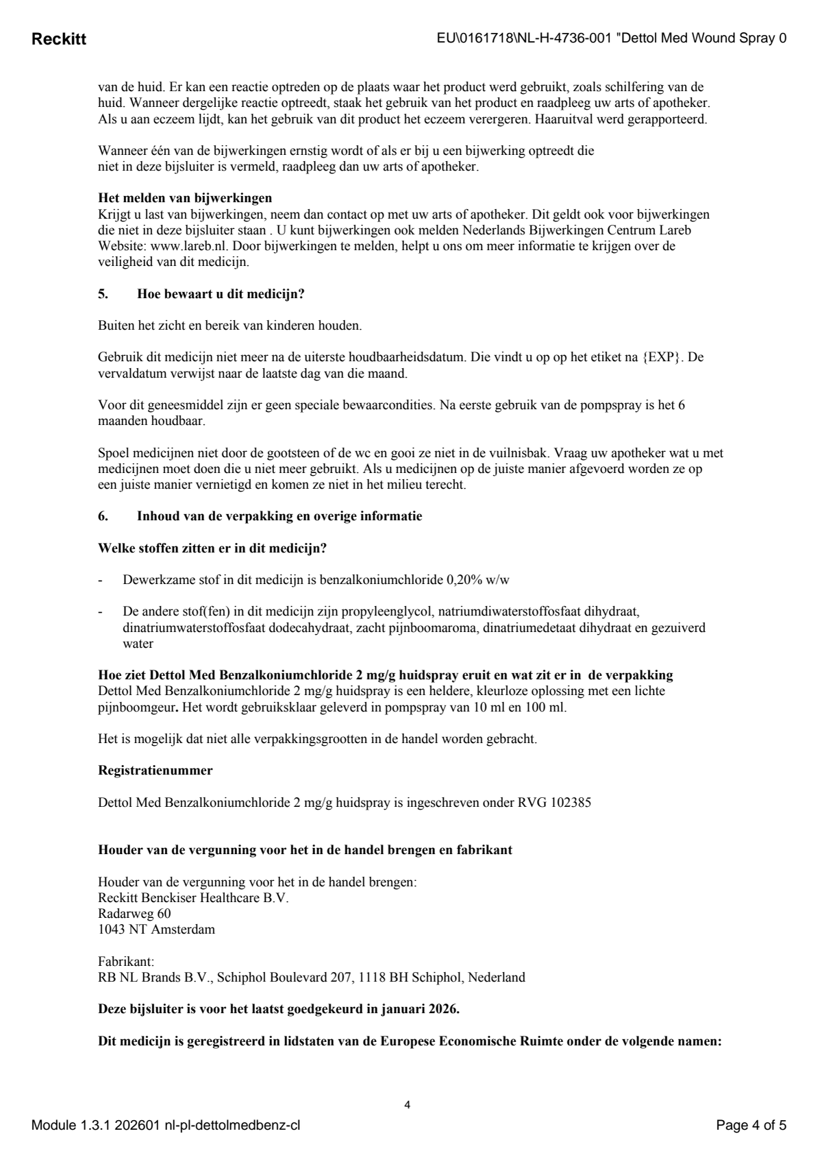 Wondspray 100 ML afbeelding van document #4, leaflet