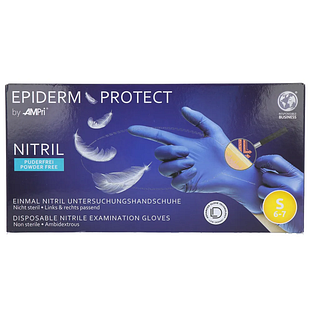 EpidermProtect Nitriel Onderzoekhandschoenen Poedervrij - Small 100ST