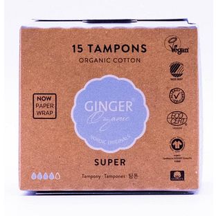 Ginger Organic Tampons Super 15ST