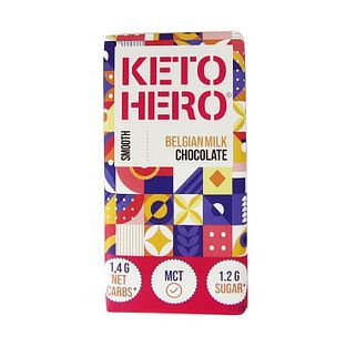 Keto Hero Smooth Belgian Milk Chocolate 100GR