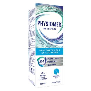 Physiomer 3-in-1 Verstopte Neus & Loopneus Neusspray 135ML