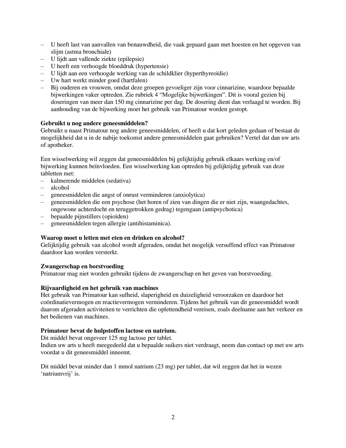 Reistabletten afbeelding van document #2, leaflet
