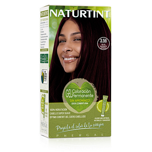 Naturtint Permanente Haarkleuring 3.56 Intens Stralend Rood 150ML