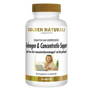 Golden Naturals Geheugen & Concentratie Support Capsules 60VCP
