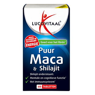 Lucovitaal Puur Maca & Shilajit Tabletten 60TB