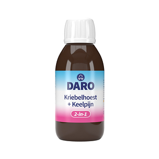 Daro 2-in-1 Kriebelhoest + Keelpijn Drank 150ML