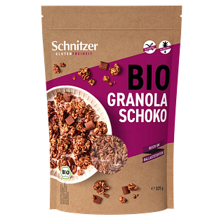 Schnitzer Bio Granola Choco Glutenvrij 325GR