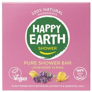 Happy Earth Pure Shower Bar Lavender Ylang 90GR