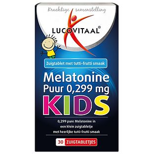 Lucovitaal Melatonine Kids Puur 0,299mg Tabletten 30TB