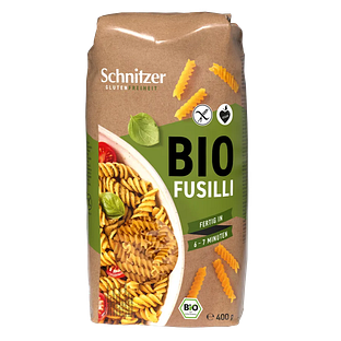Schnitzer Bio Fusilli Glutenvrij 400GR