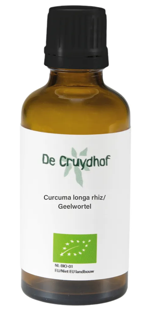 De Cruydhof Cruydhof Curcuma Longa Rhiz/Geelwortel Druppels 50ML