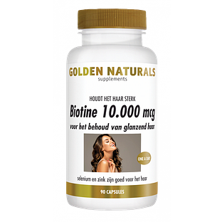 Golden Naturals Biotine 10.000mcg Capsules 90VCP