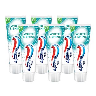 Aquafresh Tandpasta White & Shine Multiverpakking 6x75ML