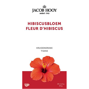 Jacob Hooy Hibiscusbloem Theezakjes 20ST