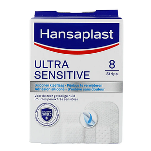 Hansaplast Ultra Sensitive Pleisters 8ST