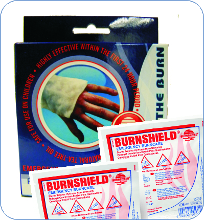 Burnshield Twin Pack Sterile Brandwondencompres 10x10cm afbeelding