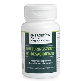 Energetica Natura Ontzuringszout Capsules 60CP Energetica Natura Ontzuringszout Capsules 60CP