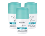 Vichy Anti-Transpiratie Anti-Witte en Gele Vlekken Roller 48 uur - Multiverpakking 3x50ML