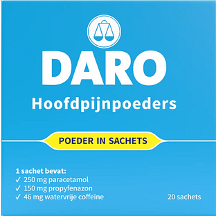 Daro Hoofdpijnpoeders 20ST