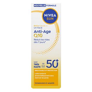 Nivea Sun Breathable UV Face Anti-Age Q10 SPF50+ 40ML