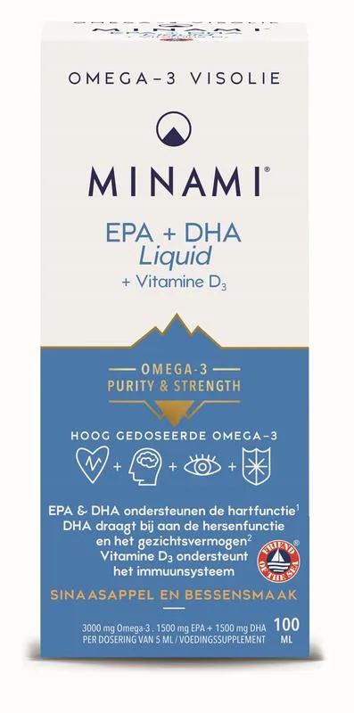 Minami EPA + DHA Liquid + Vitamine D3