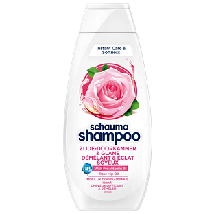 Schauma Shampoo Zijde Doorkammer & Glans 400ML Schauma Shampoo Zijde Doorkammer & Glans 400ML