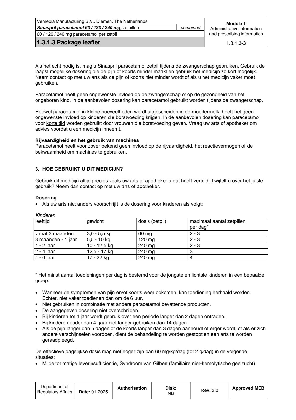 Paracetamol 120mg Zetpillen afbeelding van document #3, leaflet