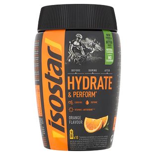 Isostar Sportdrank Poeder Hydrate & Perform Orange 400GR Isostar Sportdrank Poeder Hydrate & Perform Orange 400GR