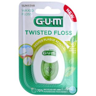 GUM Twisted Floss Minty Green Tea 1ST