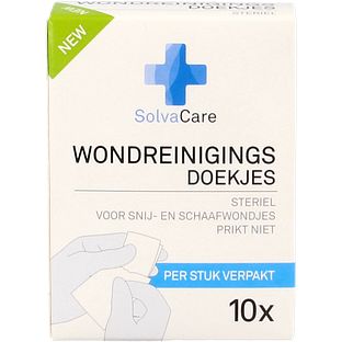 SolvaCare Wondreinigingsdoekjes 10ST