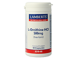 Lamberts L-ornithine 500mg Vegacapsules 60VCP