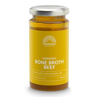 Mattisson HealthStyle Biologische Botten Bouillon - Rund 240ML