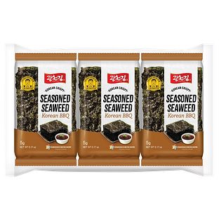 KC Nori Seasoned Seaweed Korean BBQ 15GR KC Nori Seasoned Seaweed Korean BBQ 15GR