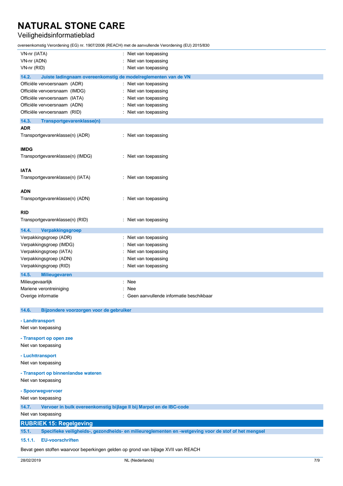 Natural Stone Care Natuursteen Reiniger afbeelding van document #7, info_folder