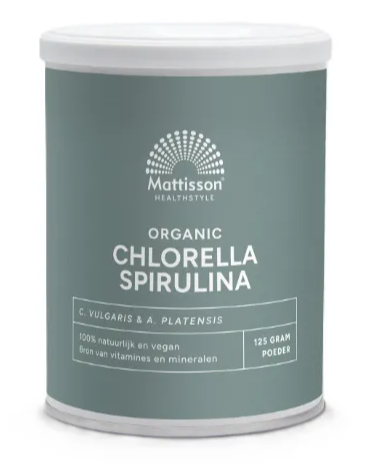 Mattisson HealthStyle Organic Chlorella Spirulina Poeder