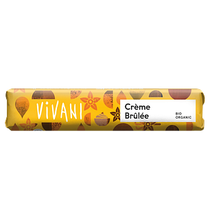 Vivani Chocoladereep Creme Brulee 40GR