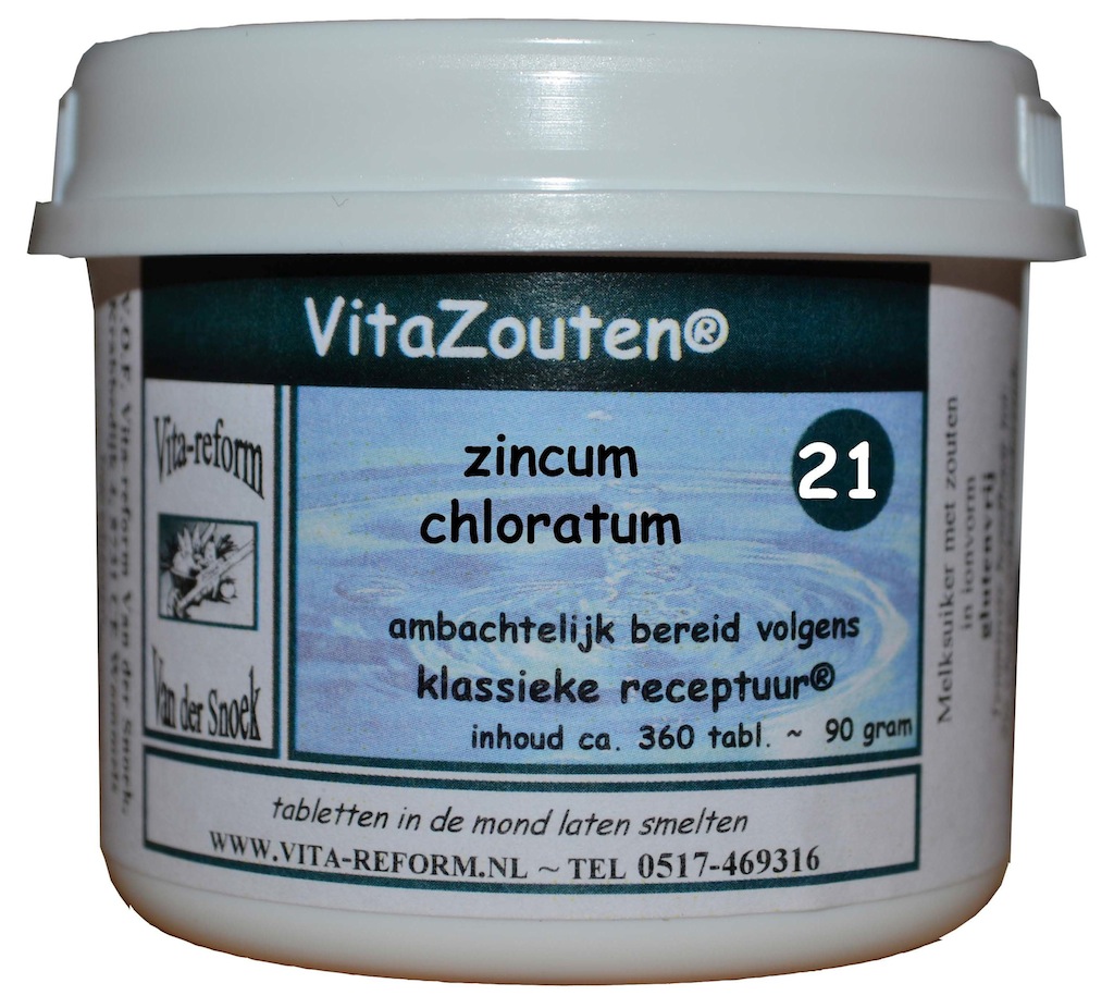 Vitazouten Nr. 21 Zincum Chloratum Muriaticum 360st afbeelding