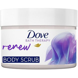 Dove Bath Therapy Renew Bodyscrub Wild Violet & Pink Hibiscus 295ML Dove Bath Therapy Renew Bodyscrub Wild Violet & Pink Hibiscus 295ML