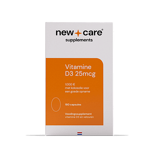 New Care Vitamine D3 25mcg Capsules 180CP New Care Vitamine D3 25mcg Capsules 180CP