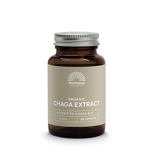 Mattisson HealthStyle Mattisson Biologisch Chaga Extract Capsules 60CP