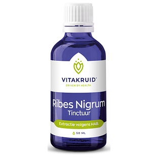 Vitakruid Ribes Nigrum Zwarte bes tinctuur 1:10 50ML Vitakruid Ribes Nigrum Zwarte bes tinctuur 1:10 50ML