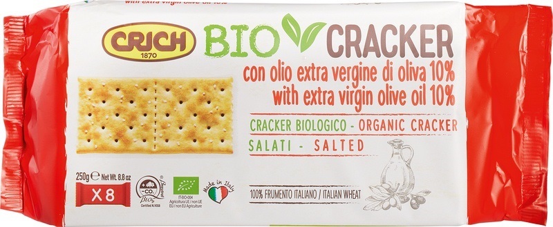 Crich Biocrackers Olijfolie Extra Zout afbeelding