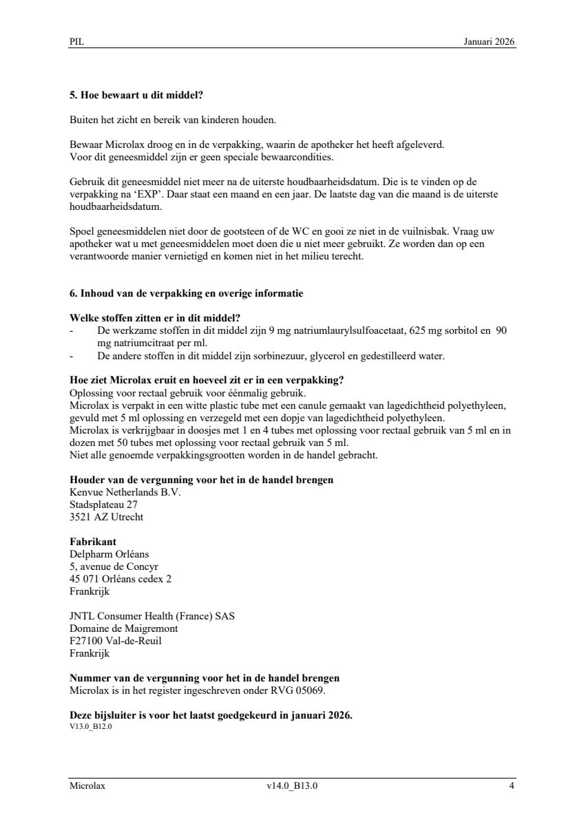 Microlax afbeelding van document #4, leaflet