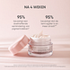 Louis Widmer Nutriderm Pigmacare® Dagcrème UV 50+ Licht Geparfumeerd 50ML  Lichtroze achtergrond met pot en deksel schuin tegen potje aan
