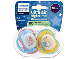 Avent Ultra Air Fopspeen Nacht Poes 18M+ 2ST