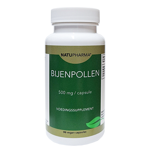 Natupharma Bijenpollen 500mg Capsules 90CP Natupharma Bijenpollen 500mg Capsules 90CP