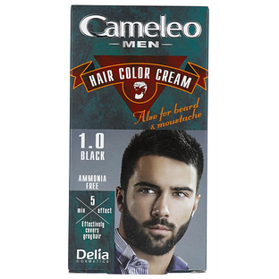 Cameleo Men Hair Color Cream 1.0 Black 1ST